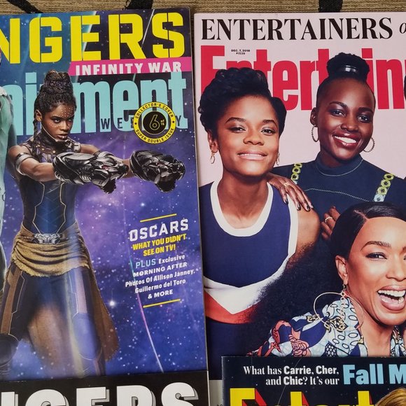Entertainment Weekly Lot of 6, Avengers, Captain Marvel Deadpool 2 Black Panther - Picture 4 of 8